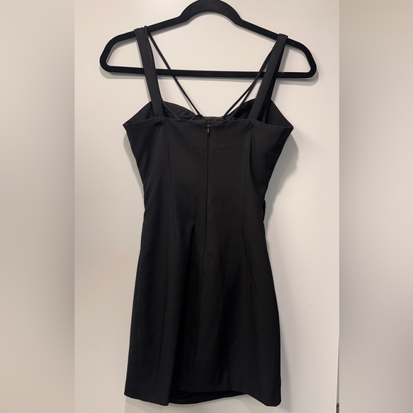 Zara Black Textured Dress - Picture 3 of 4